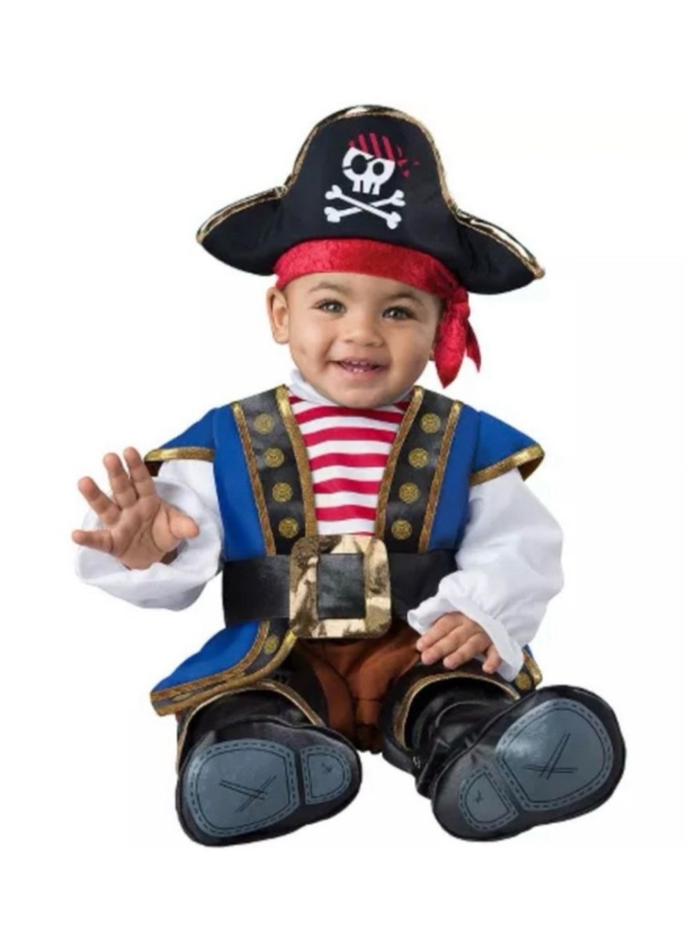 Way to celebrate Baby Pirate infant costume. NWT 0-6 mos(wal4)